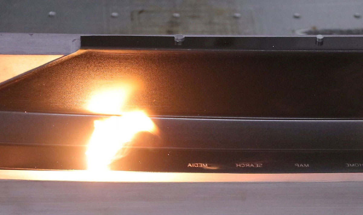 auto parts laser marking