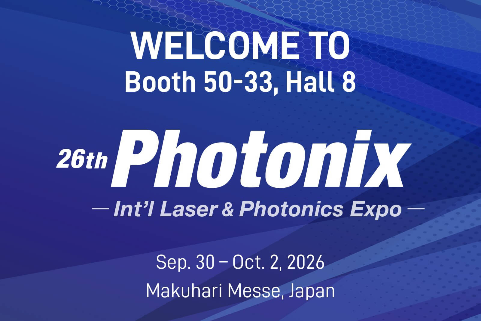 26th Photonix - Int'l Laser & Photonix Expo